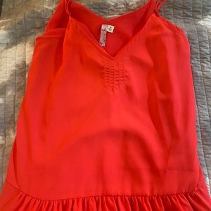 hot pink flowy dress